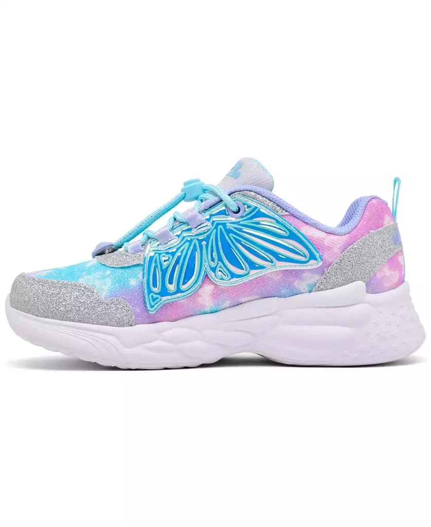 SKECHERS Little Girls Dream Racer - Wing Brites Light-Up Casual Sneakers from Finish Line 2