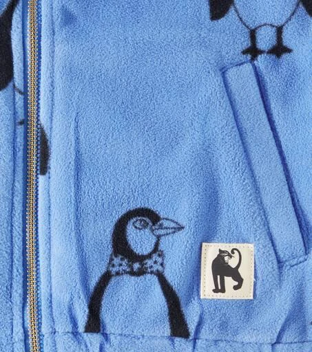 Mini Rodini Penguin fleece jacket 2