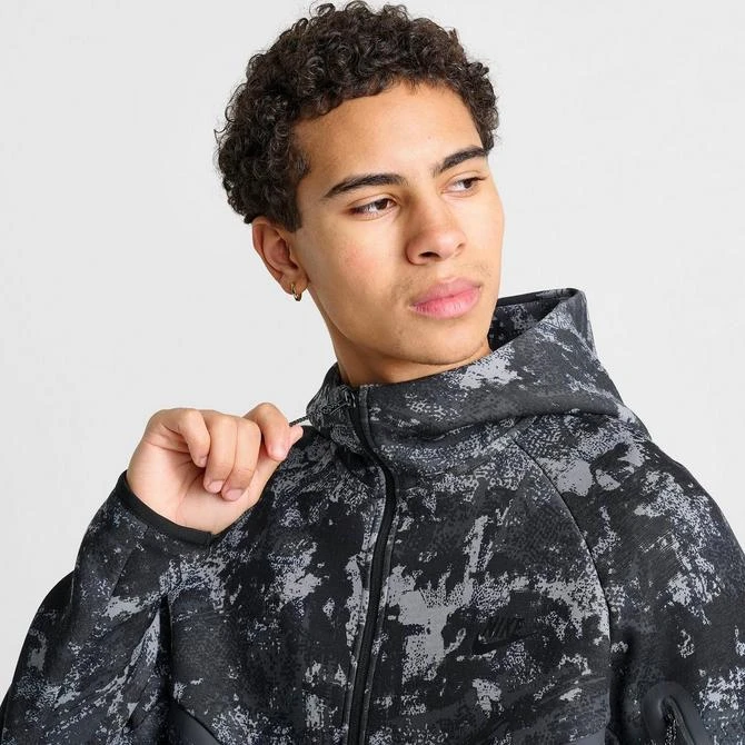 NIKE Men's Nike Tech Fleece Camo Windrunner Full-Zip Hoodie 5