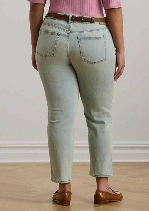 Ralph Lauren Ralph Lauren Plus Size Mid Rise Straight Ankle Jeans 2