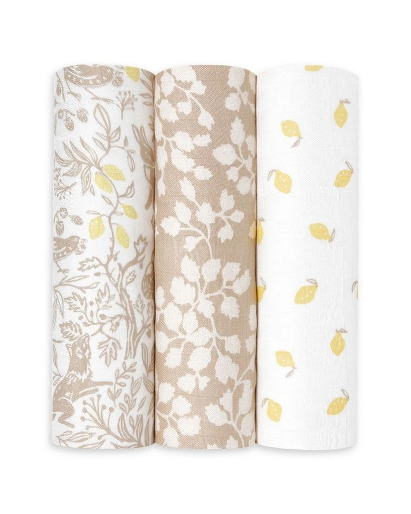 aden + anais Silky Soft Swaddles Woodland, 3 Pack 1