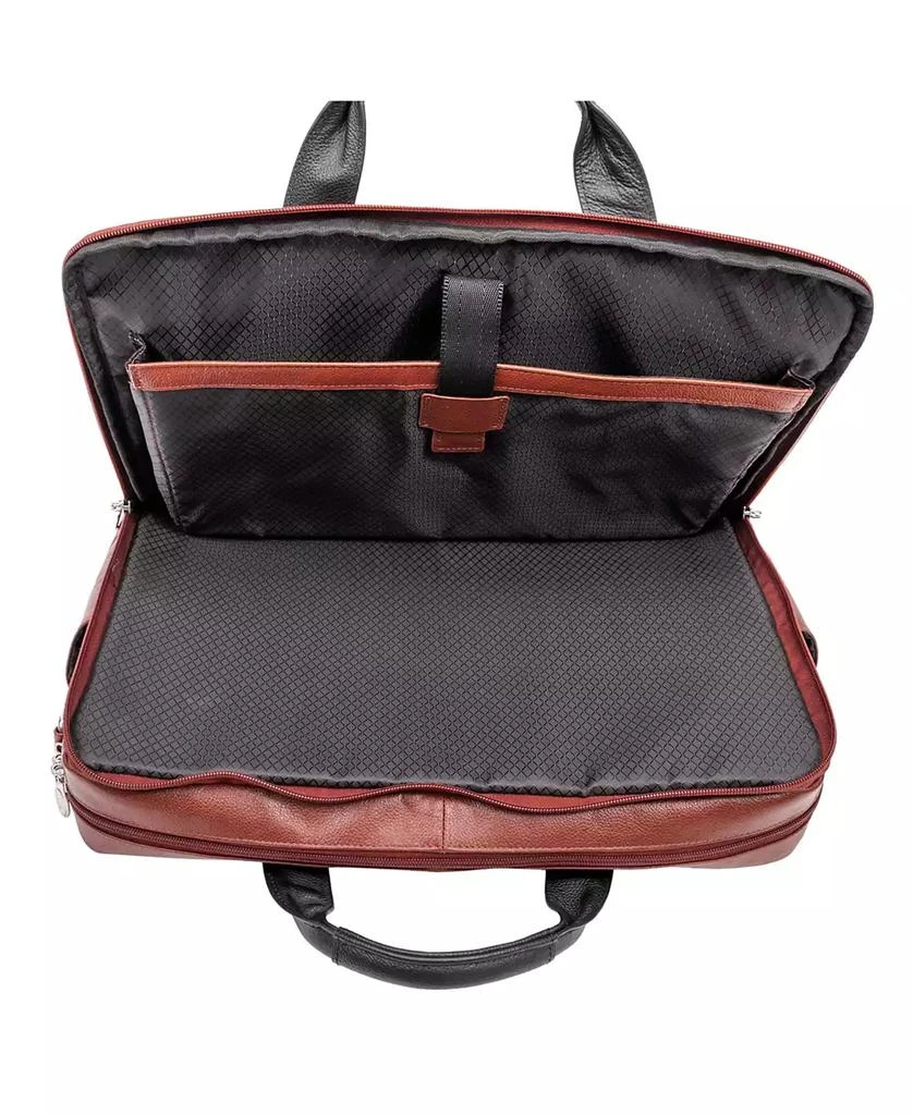 McKlein Southport 17" Dual-Compartment Laptop Tablet Briefcase 5