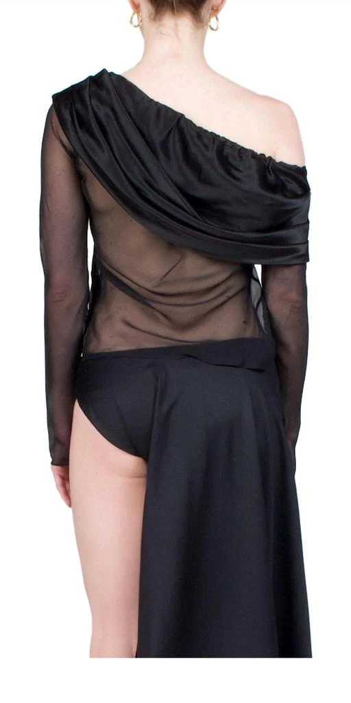 Christopher Esber Christopher Esber - Vilenica Veiled Off The Shoulder Top 3