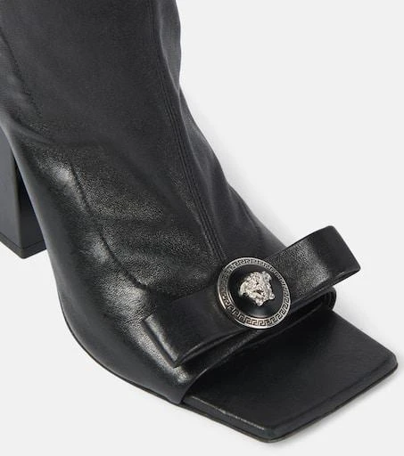 Versace Gianni Ribbon leather knee-high boots 6