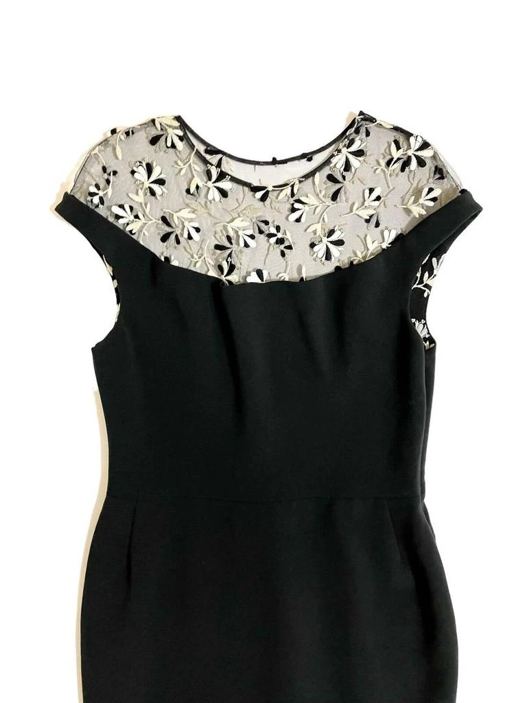 LELA ROSE Lela Rose - Floral-embroidered Tulle Yoke Cocktail Gown 5