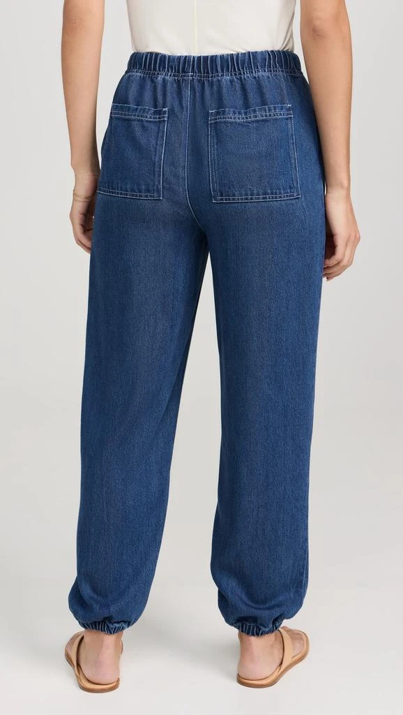 Monrow Soft Denim Sweatpants 2