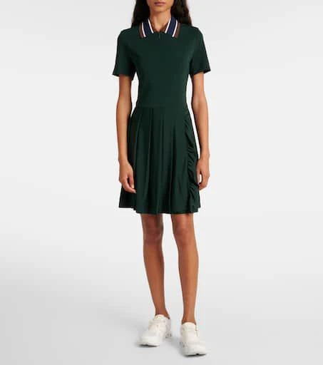 Tory Sport Pleated zip-up tennis dress 2