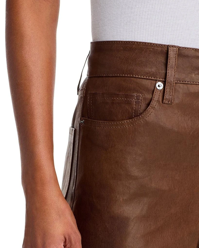 FRAME Leather Wide Leg Palazzo Pants 6