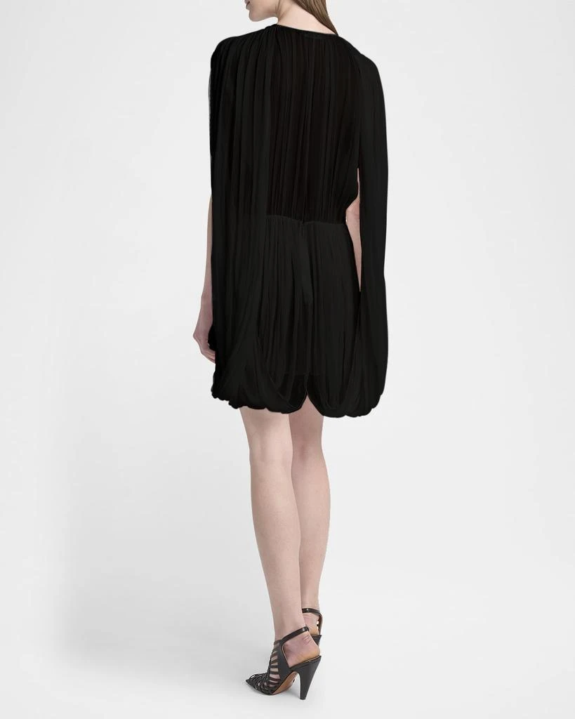 Stella McCartney Gathered Creponne Drape Mini Dress 3