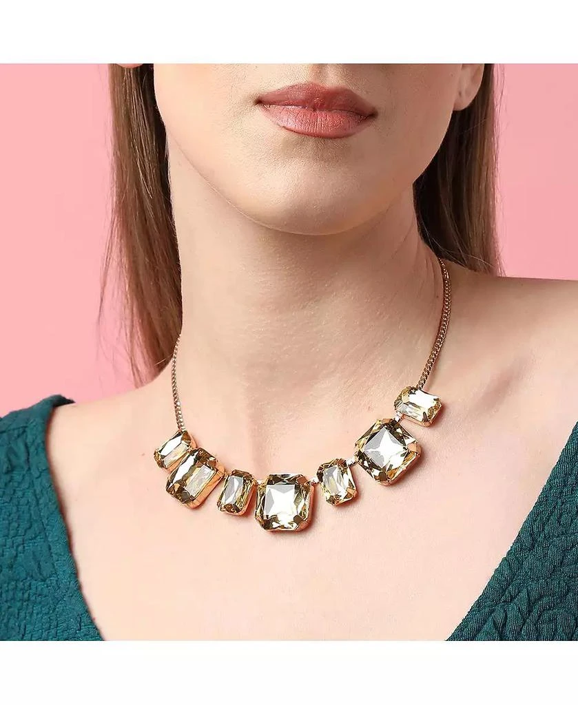 SOHI Gold-Plated Stone Jewellery Set 3