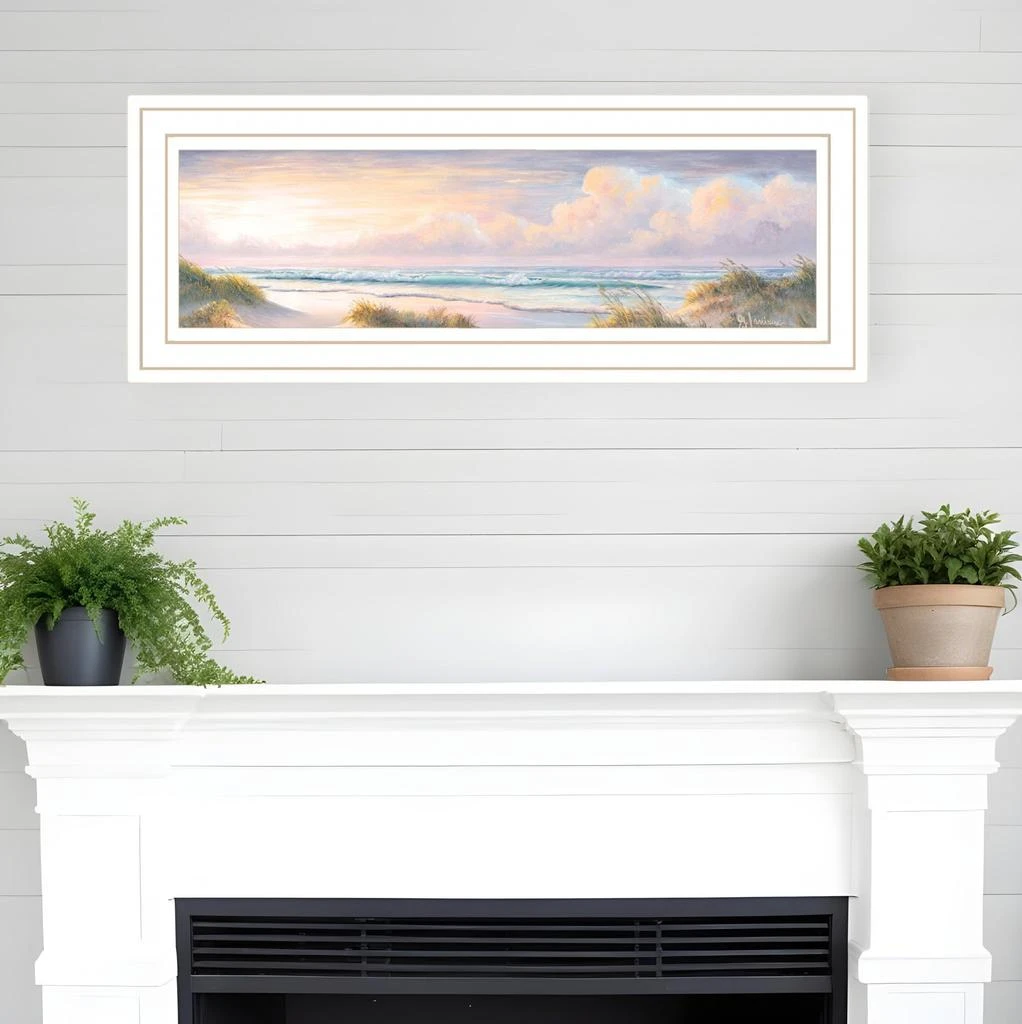 Hivvago Seascape II 2 White Framed Print Wall Art