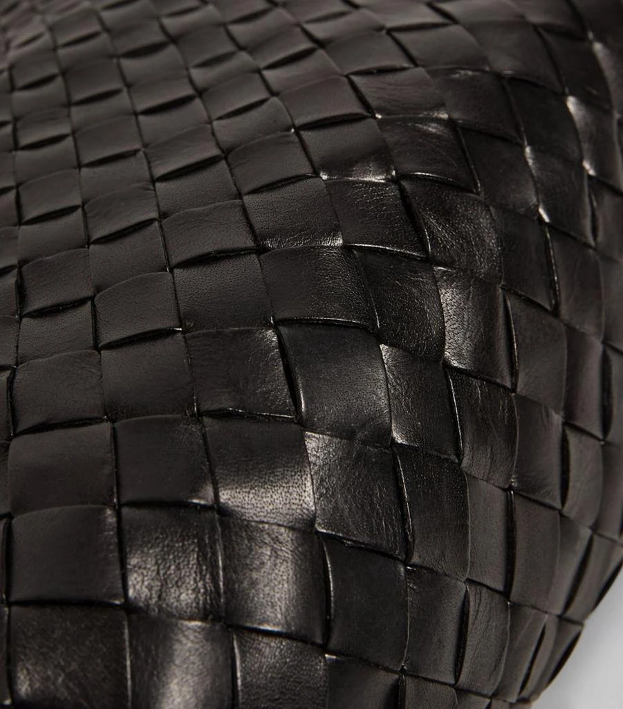 DRAGON DIFFUSION Small Leather Woven Santa Croce Tote Bag 3