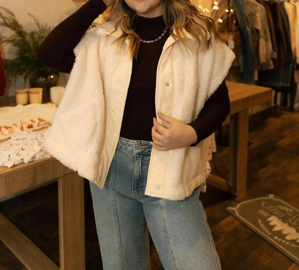 MIOU MUSE Miou Muse - Bria Sherpa Vest