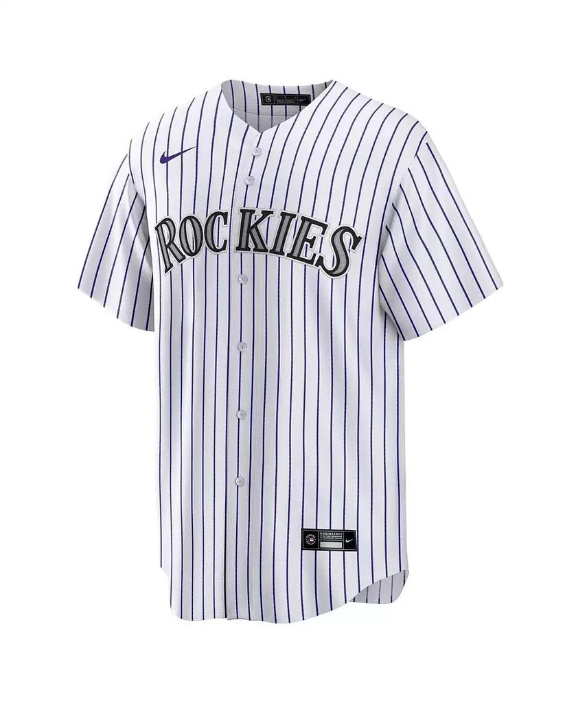 NIKE Men's Kris Bryant White, Purple Colorado Rockies Replica Player Jersey 3