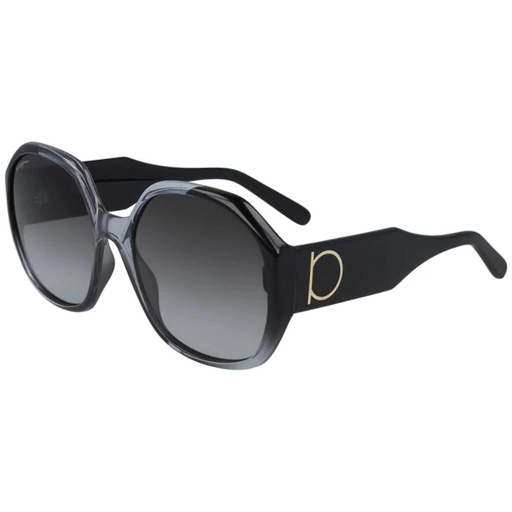 Salvatore Ferragamo Salvatore Ferragamo Unisex Sunglasses - Grey Gradient Lens Butterfly | SF943S 007 1