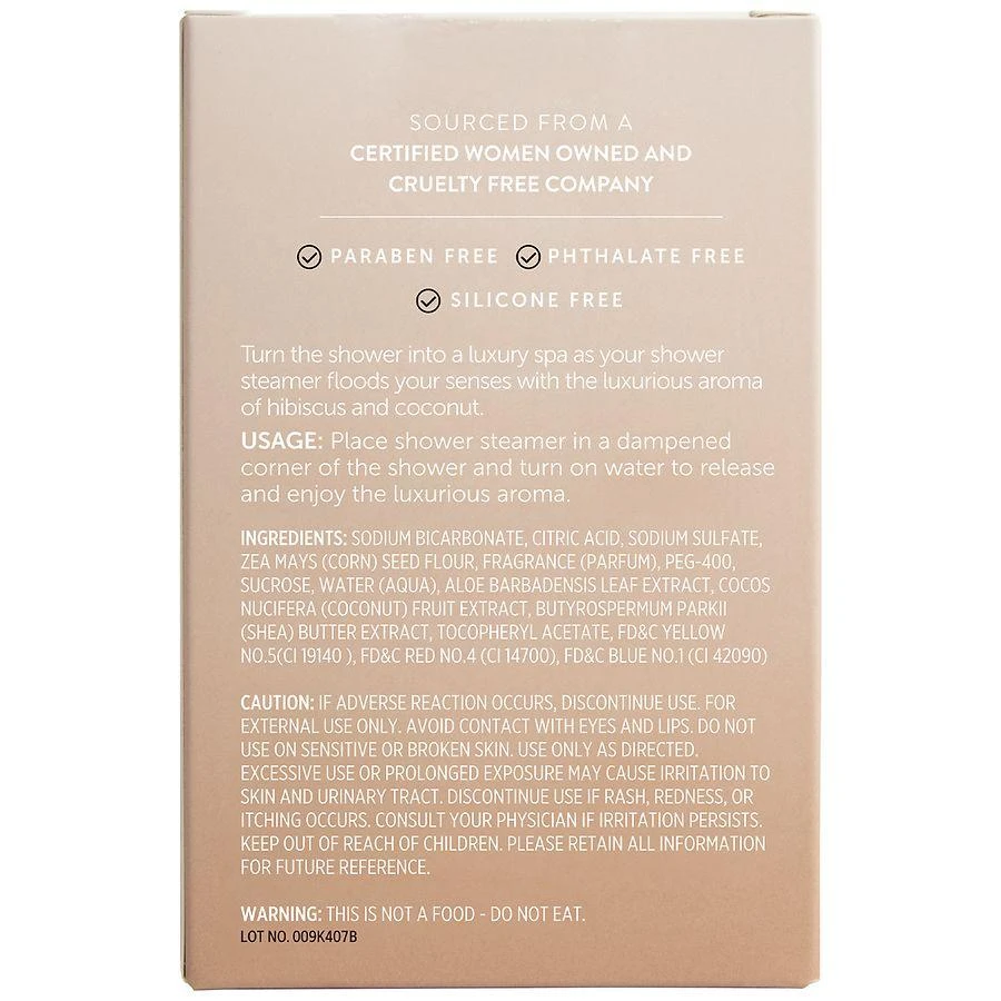 Modern Expressions Shower Steamer Hibiscus & Coconut 2