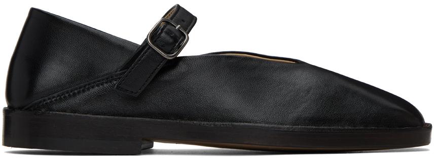LEMAIRE Black Ballerina Loafers