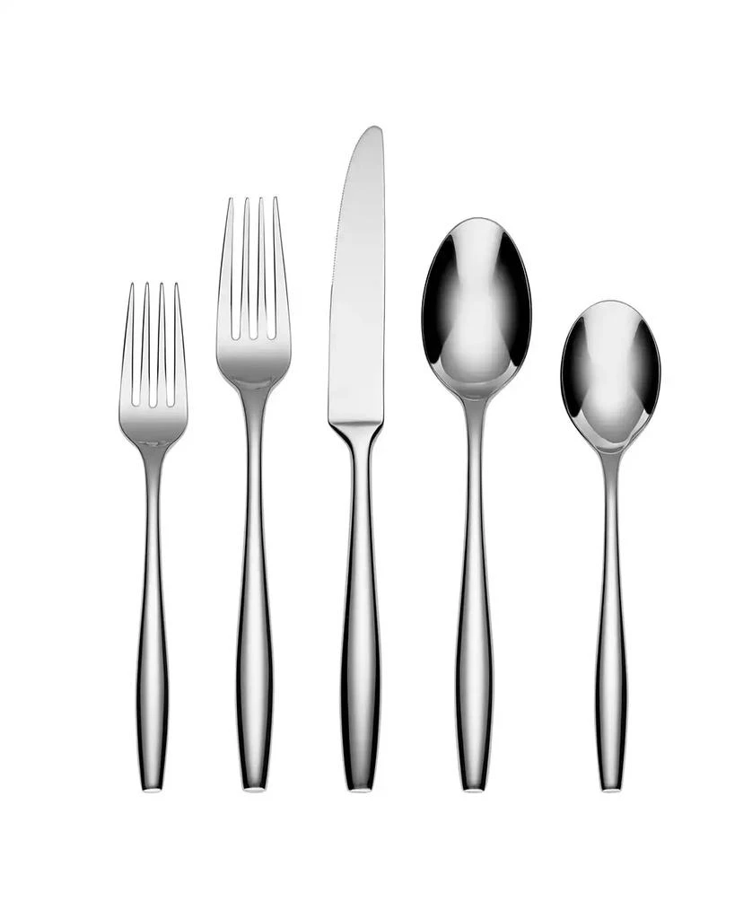 Cambridge Silversmiths Katerina Mirror 20 Piece 18/10 Stainless Steel Flatware Set, Service for 4 2