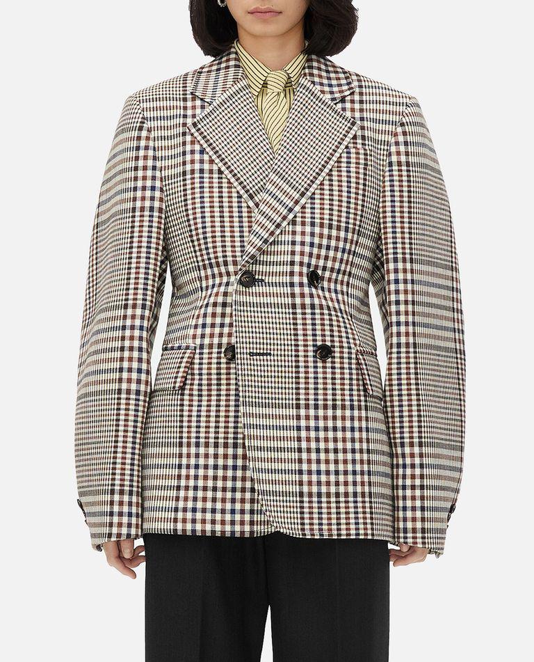 Bottega Veneta Checked Jacket