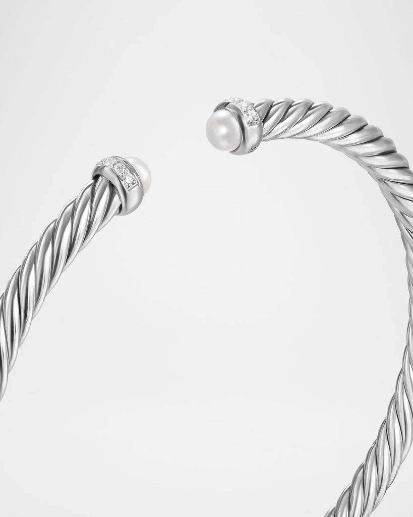 David Yurman Modern Cable Flex Bracelet with Gemstones and Diamonds in Silver, 4mm 6