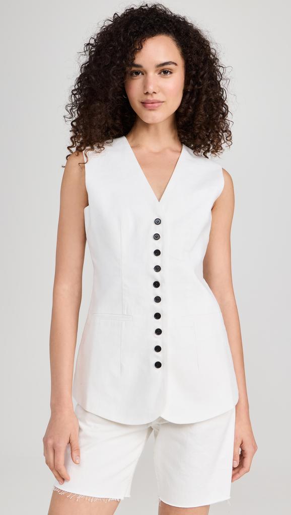 Pixie Market Tasia Linen Vest Top