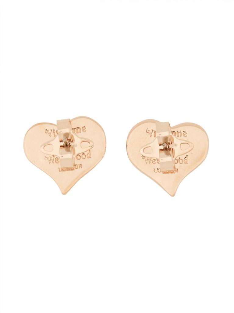 Vivienne Westwood Vivienne Westwood Heart Shaped Embellished Earrings