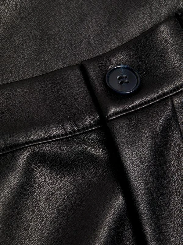 Susana Monaco Faux Leather Slim Fit Pants 4
