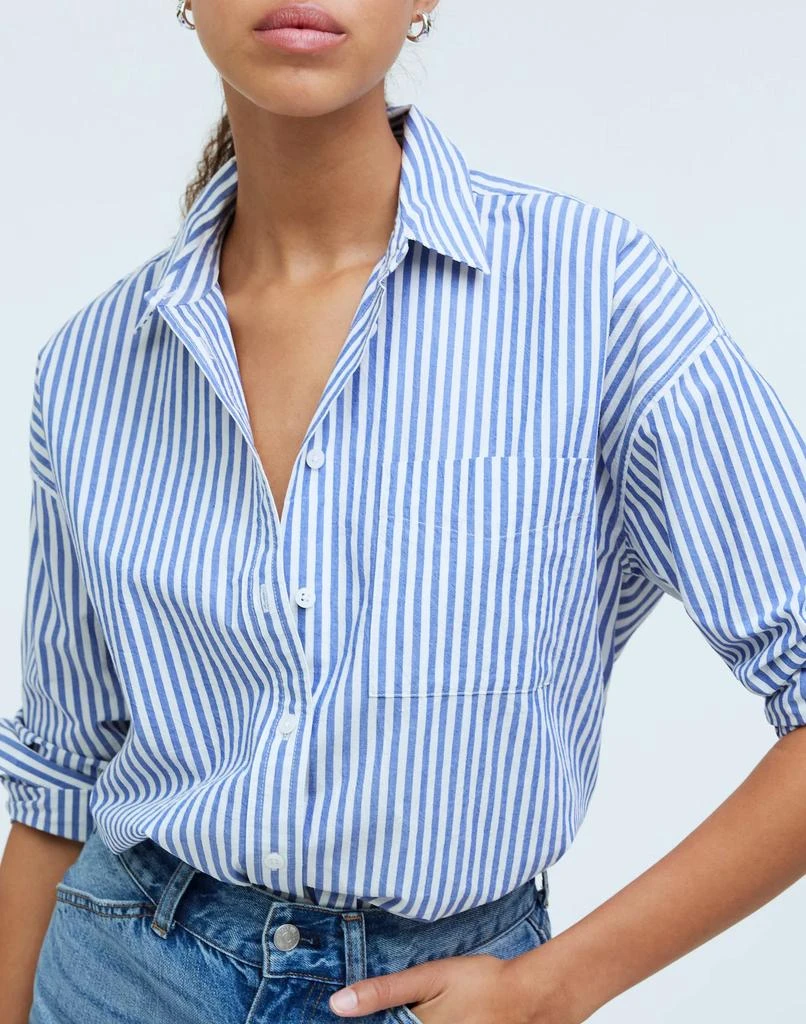 Madewell The Signature Poplin Oversized Shirt 5