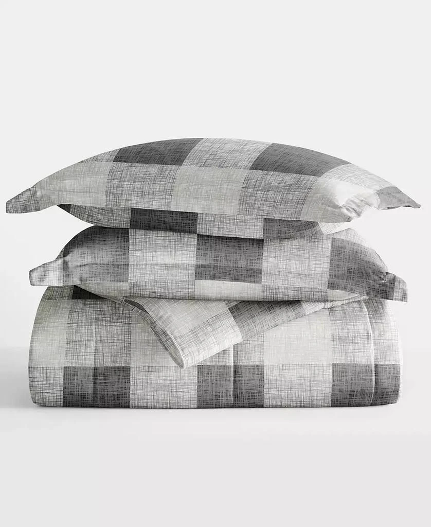 IENJOY HOME Ultra Soft Gingham 3-Pc. Comforter Set 5