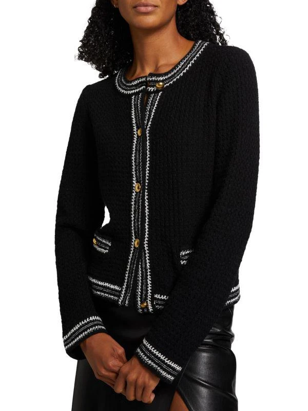 Design History Contrast-Trim Cardigan 4
