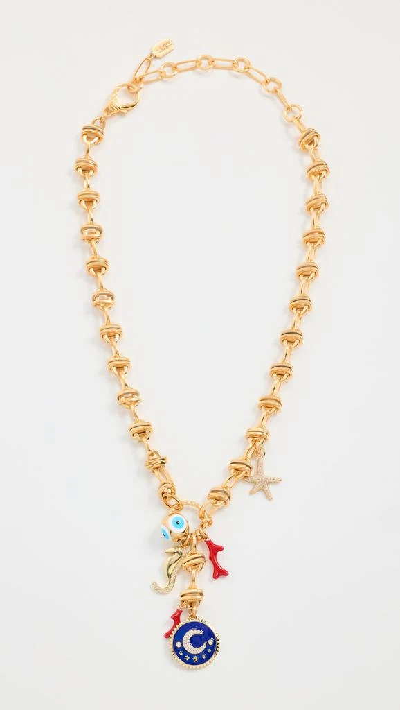 Elizabeth Cole Crescent Necklace 3