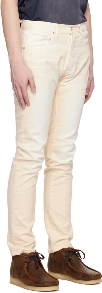 Alchemist Beige Button-Fly Jeans 2
