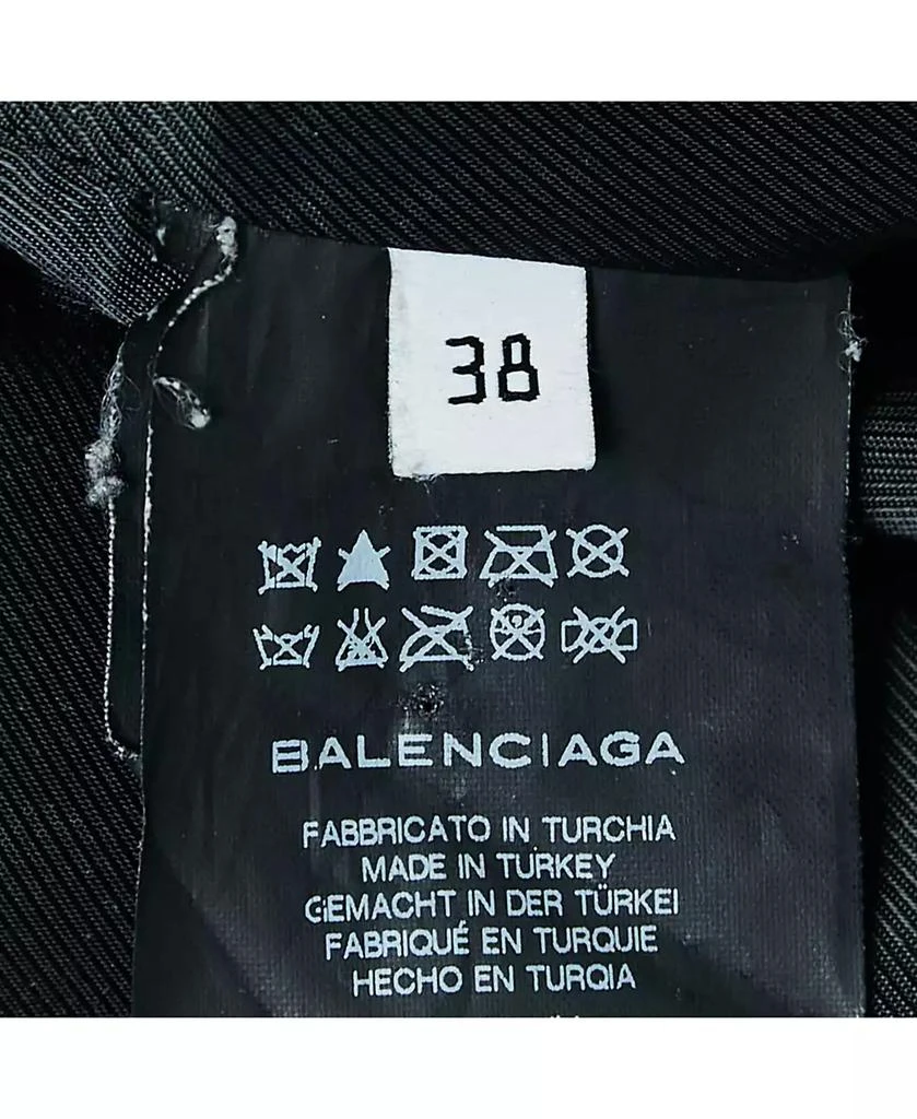 Pre-Owned Balenciaga Women
s Green Leather Biker Jacket 6