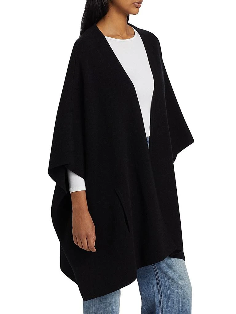 Sofia Cashmere Cashmere Double-Knit Cape 4