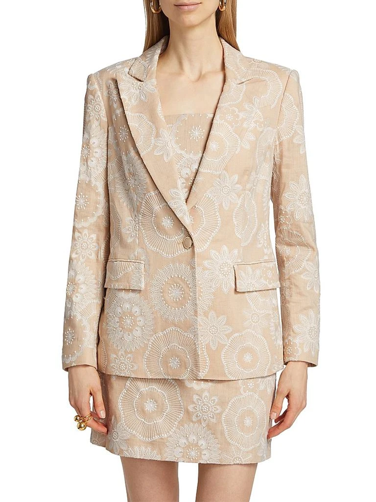 Milly Embroidered Blazer 3