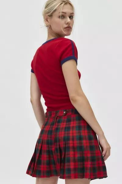 Urban Renewal Urban Renewal Vintage Plaid Pleated Mini Skirt 4