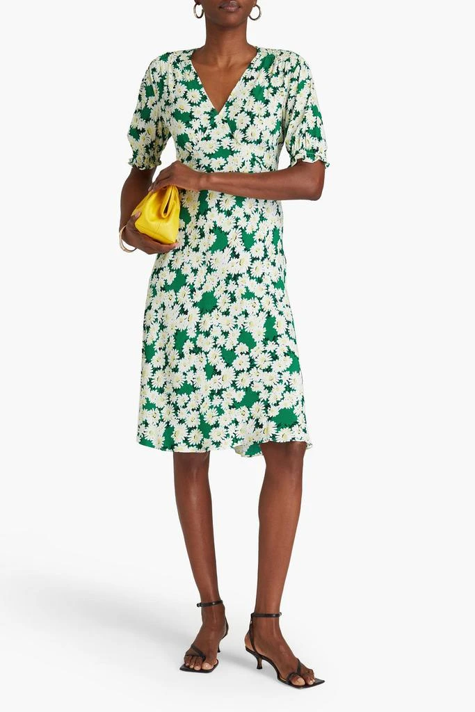 Diane von Furstenberg Jemma floral-print crepe midi dress 2