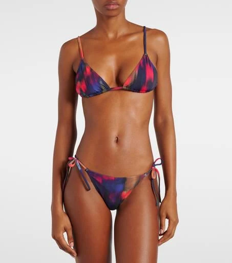 ERES Spatiale printed bikini top 2