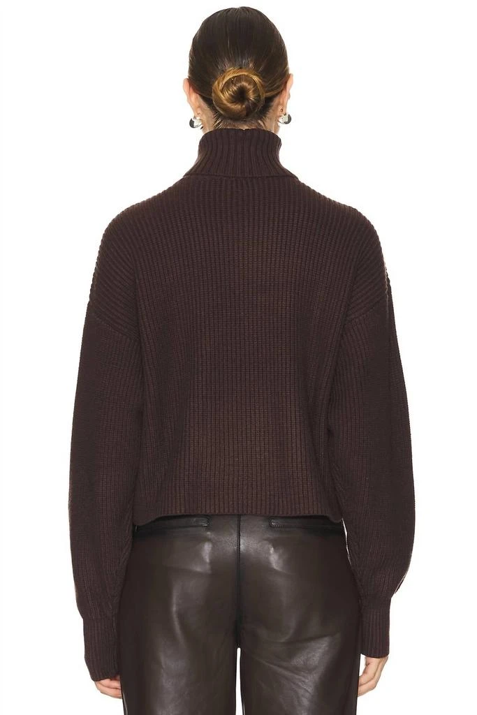 Good American Heavy Cozy Turtleneck In Bark 3
