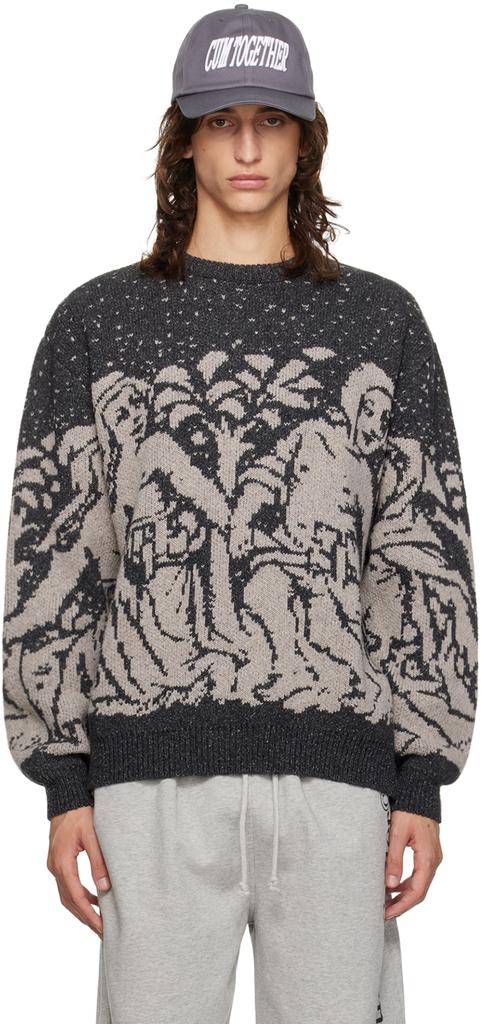 Carne Bollente Gray Love Chronicles Sweater
