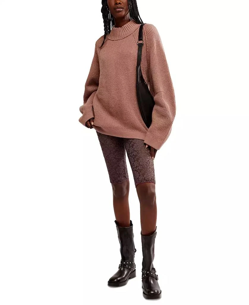 Free People Women's Mock-Neck Sunbeam Sweater 5