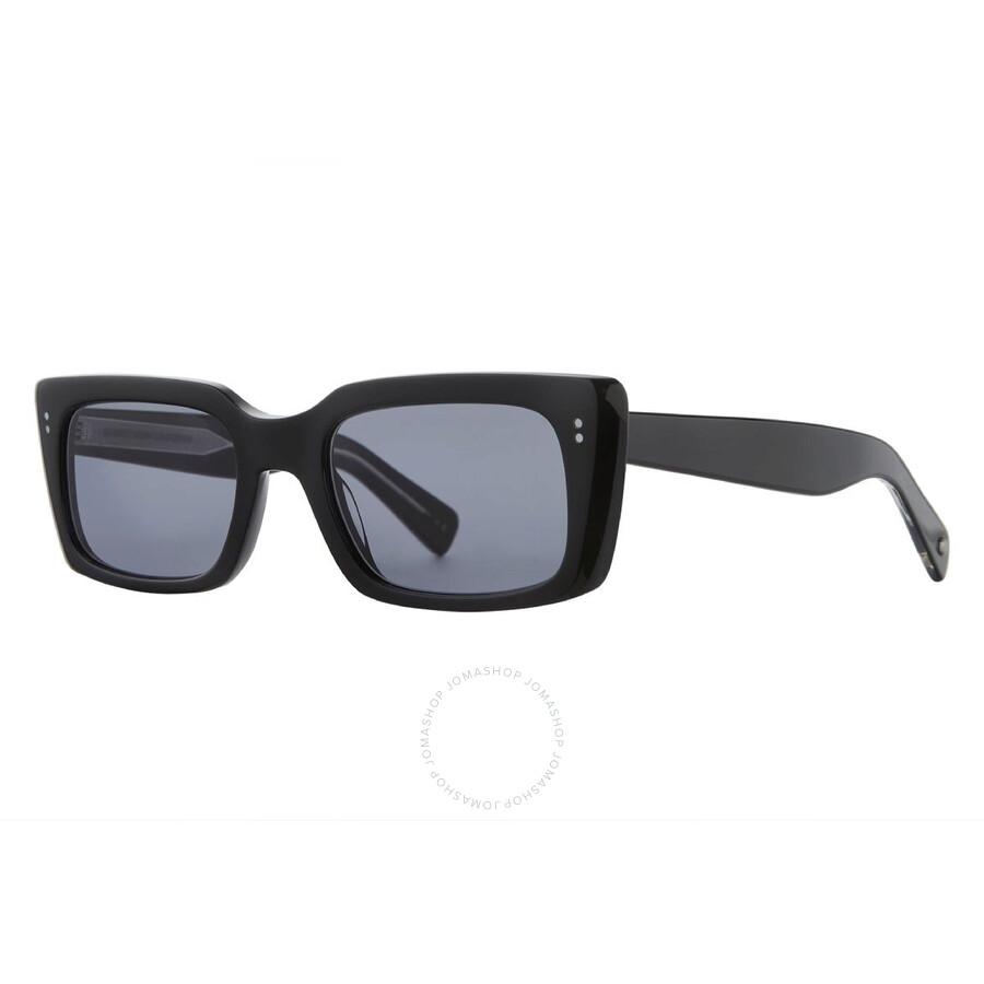 GARRETT LEIGHT GL 3030 SUN Semi-Flat Navy Rectangular Sunglasses 2126 BK/SFNVY 49