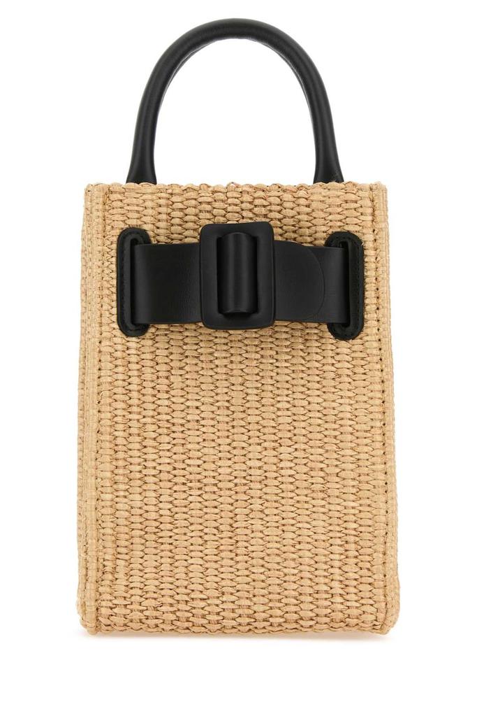 Boyy Boyy Buckle-Detailed Woven Tote Bag