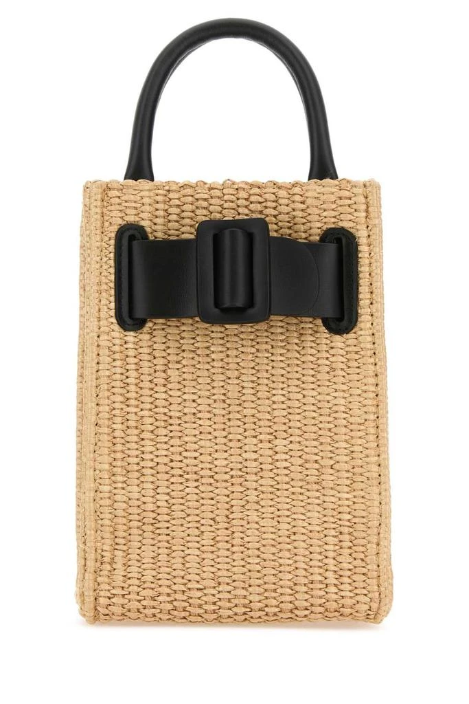 Boyy Boyy Buckle-Detailed Woven Tote Bag 1