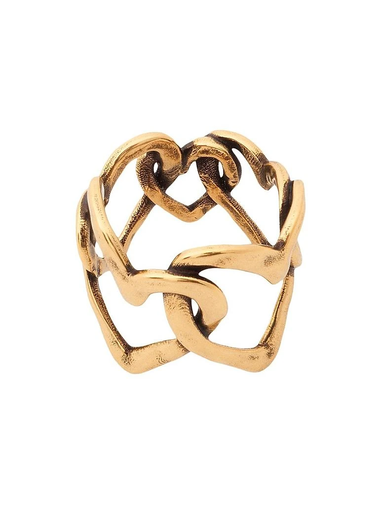 Chloé Encoeur Vintage Gold Heart Ring 2