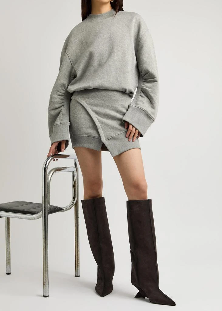 The Attico Cheope 60 suede knee-high boots 5