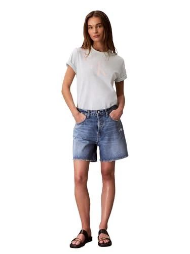 Calvin Klein Women's Monogram Logo Crewneck T-Shirt