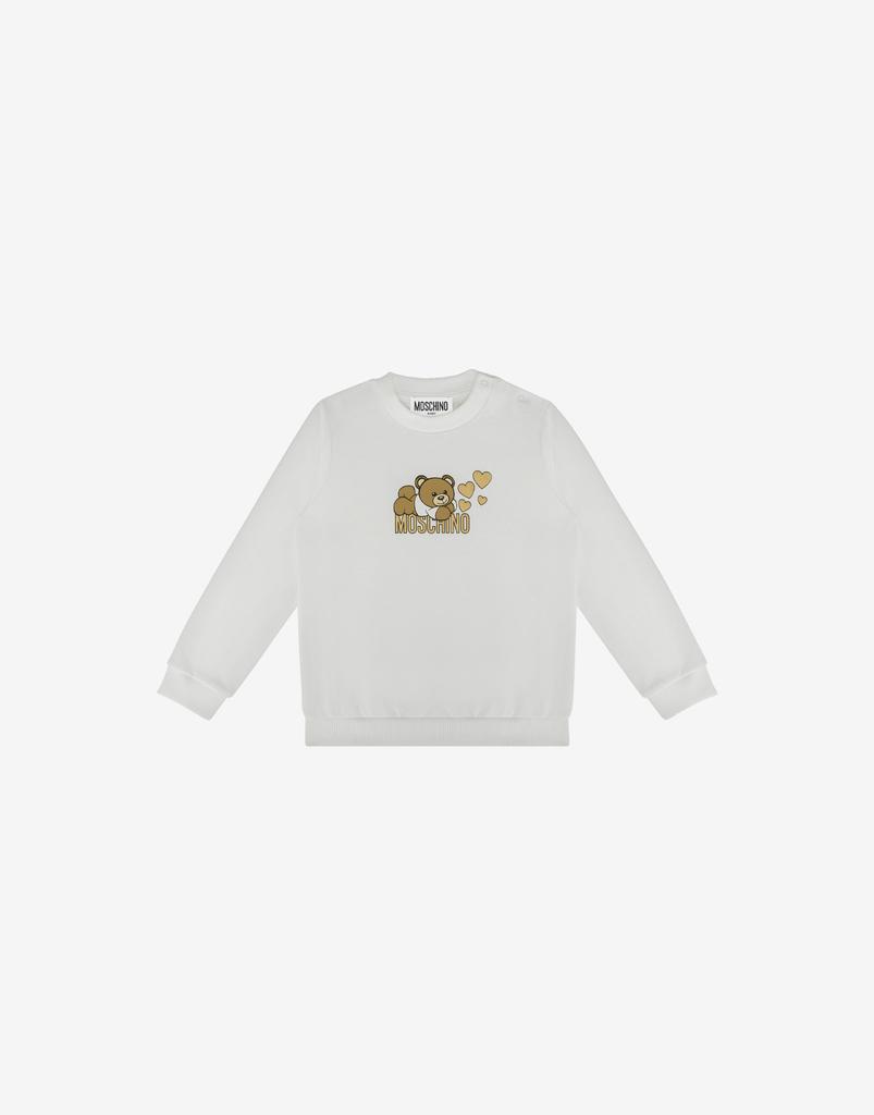 Moschino Lovely Teddy Bear Cotton Sweatshirt