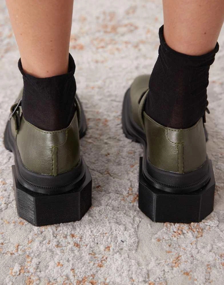 Dr. Martens Dr Martens Maybole Mary Jane in olive green 2