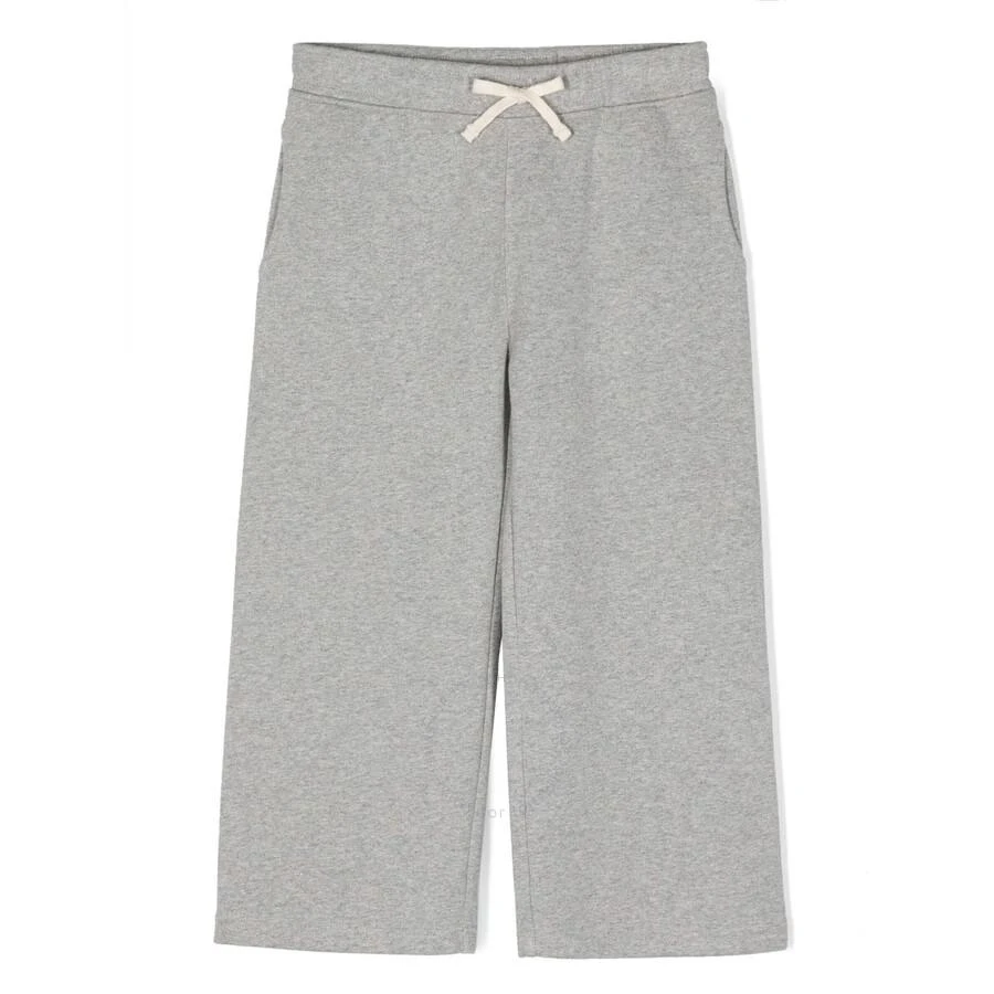 Bonpoint Melange-Effect Wide-Leg Trousers 1